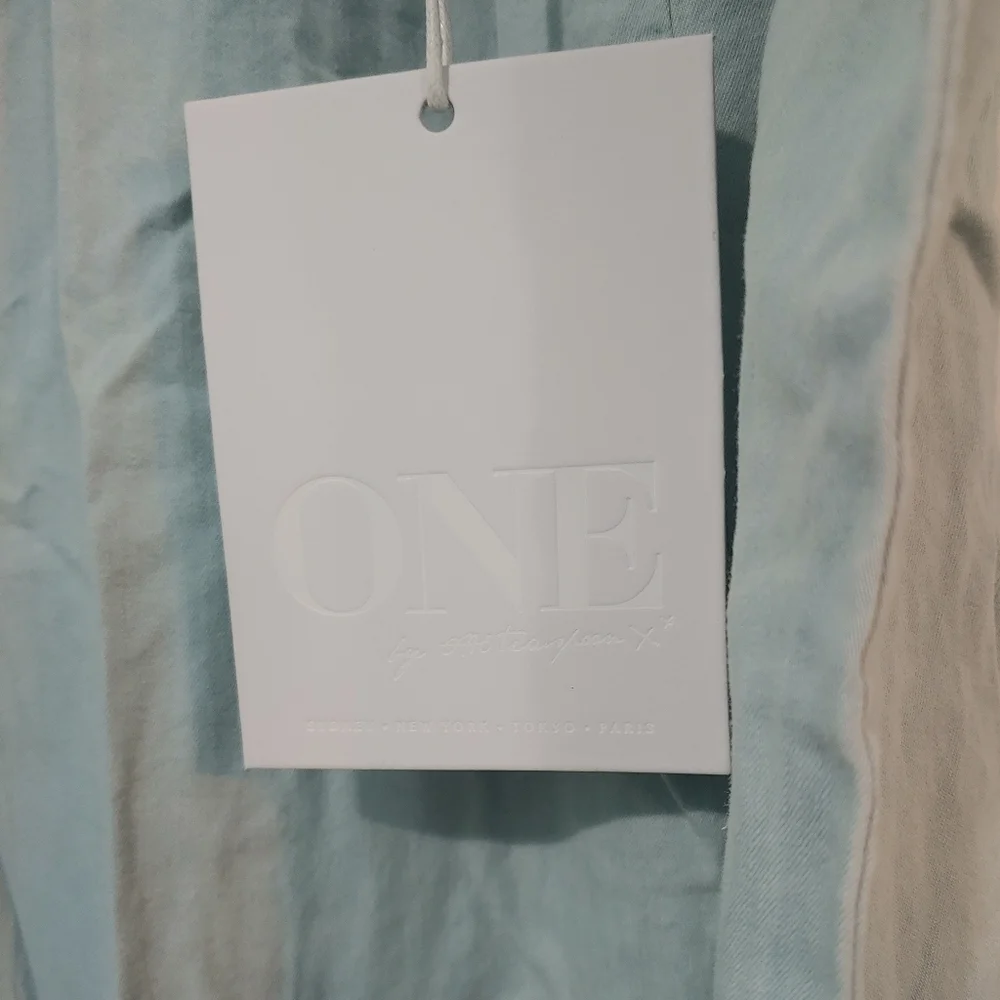 ONE X ONE TEASPOON Le Hustle Light Denim Coat Duster Trench Coat NWT Size XS - Picture 6 of 6